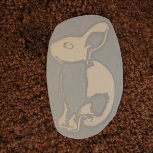 Tan Rabbit Breed Decal